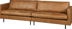 Zitbanken-WOOOD Rodeo Classic 3-Zitsbank cognac