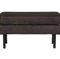 Hockers|Poefs-WOOOD Rodeo Hocker zwart