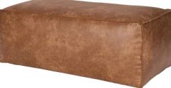 Hockers|Poefs-WOOOD Rodeo Poef Bruin
