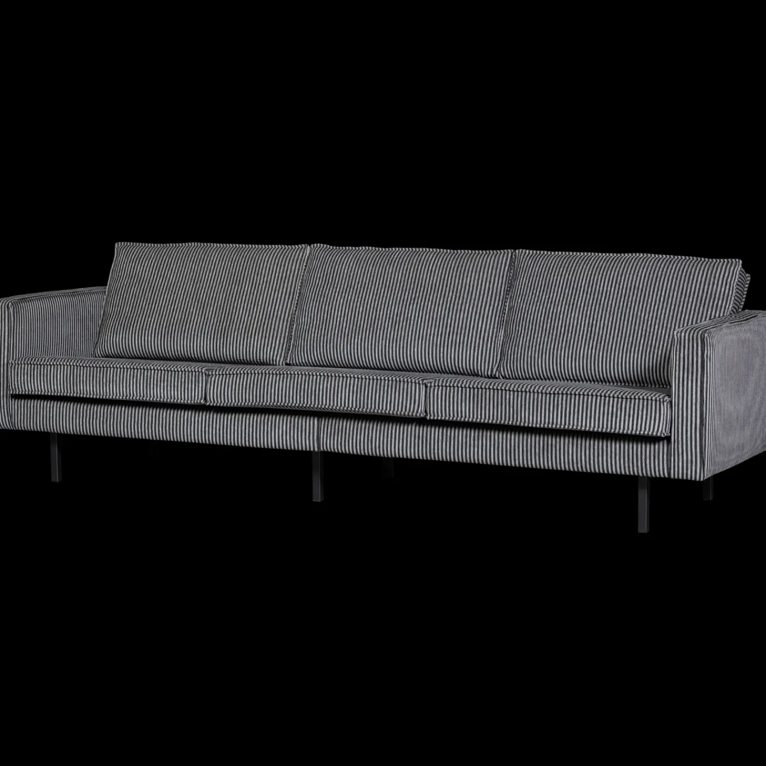 Zitbanken-WOOOD Rodeo 3-Zitsbank Black, Grey