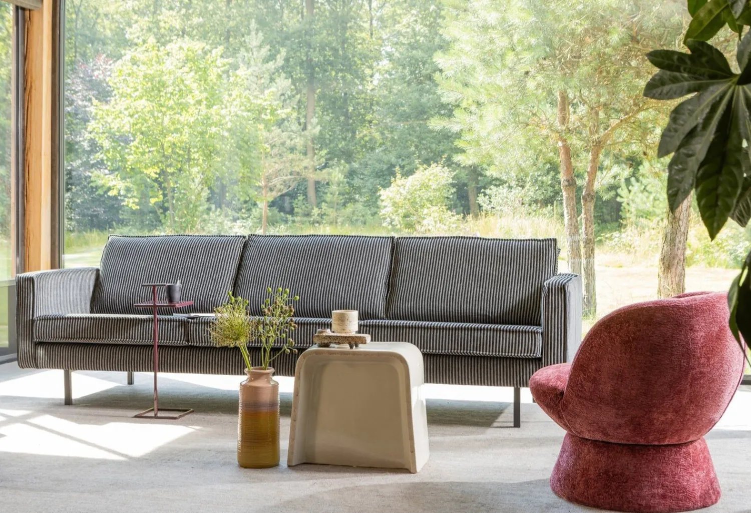 Zitbanken-WOOOD Rodeo 3-Zitsbank Black, Grey