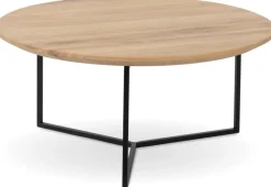 Houten Salontafels|Ronde Salontafels-Eijerkamp Collectie Roef Salontafel Natural Oil