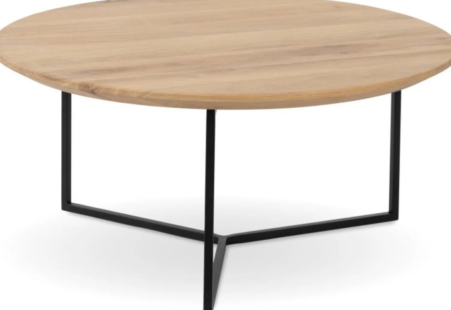 Houten Salontafels|Ronde Salontafels-Eijerkamp Collectie Roef Salontafel Natural Oil