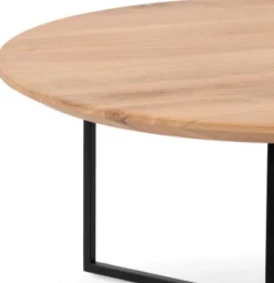 Houten Salontafels|Ronde Salontafels-Eijerkamp Collectie Roef Salontafel Natural Oil