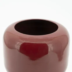Vazen & Potten-By Boo Rollo Vaas Burgundy