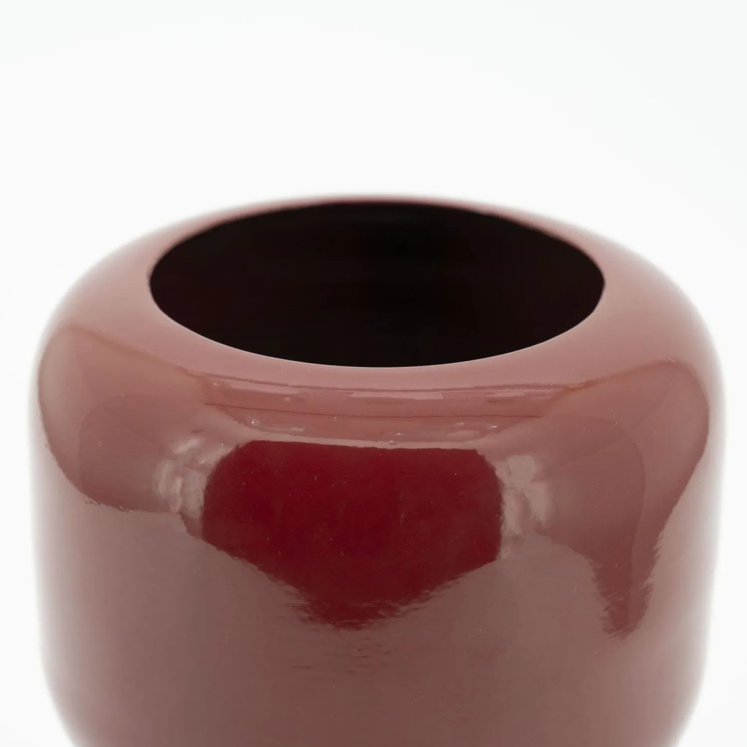 Vazen & Potten-By Boo Rollo Vaas Burgundy