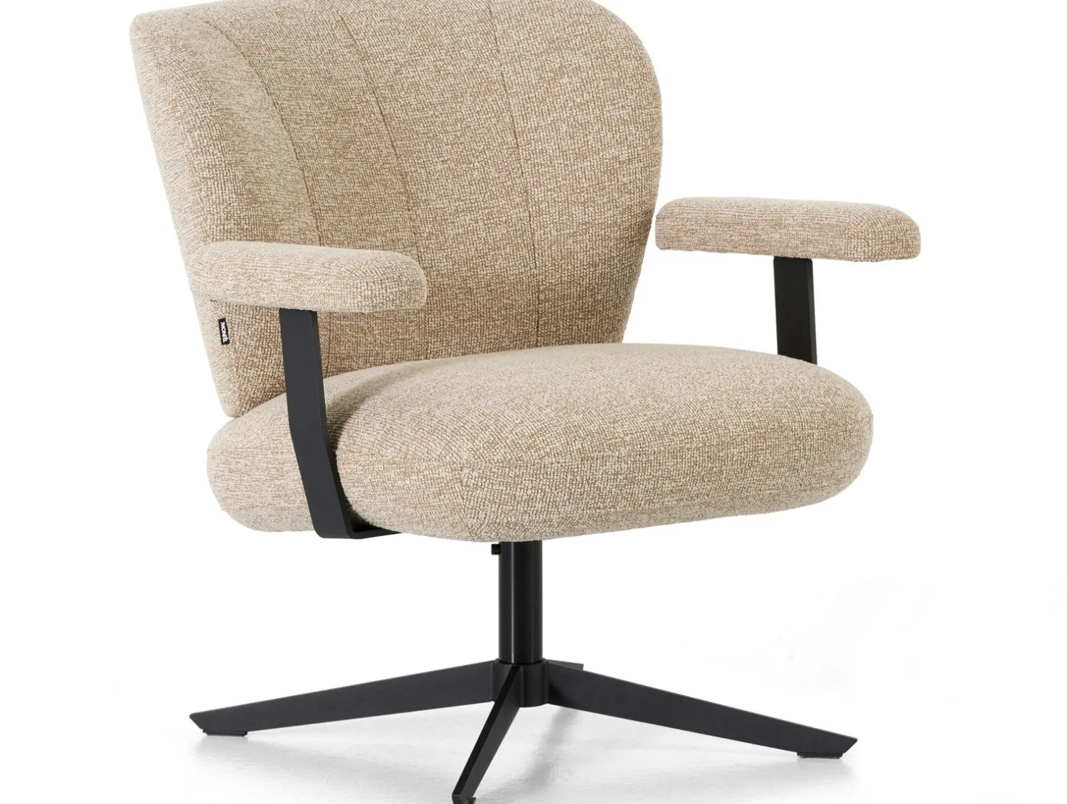 Draaifauteuils-Montèl Romi Draaifauteuil Sand