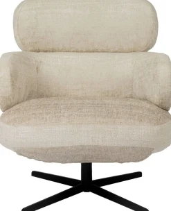 Draaifauteuils-Eijerkamp Collectie Ronja Fauteuil Ecru