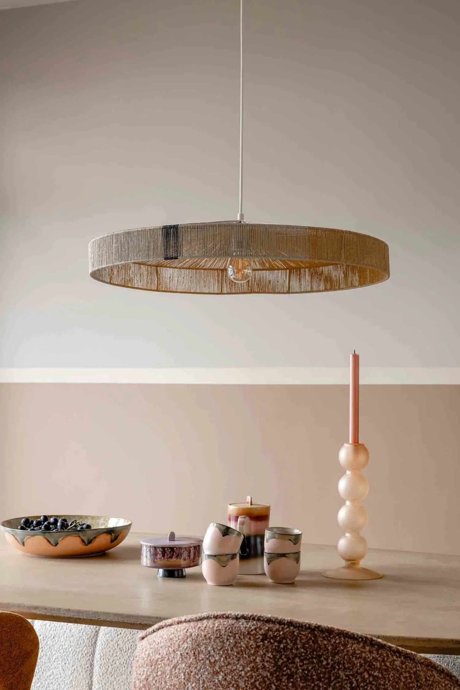 Hanglampen|Hanglampen-HKLIVING Rope Hanglamp Multicolour