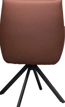 Design Stoelen|Eetkamerstoelen Met Armleuning-Bert Plantagie Rosie Eetkamerstoel Cognac