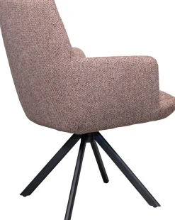 Design Stoelen|Eetkamerstoelen Met Armleuning-Bert Plantagie Rosie Eetkamerstoel Bruin