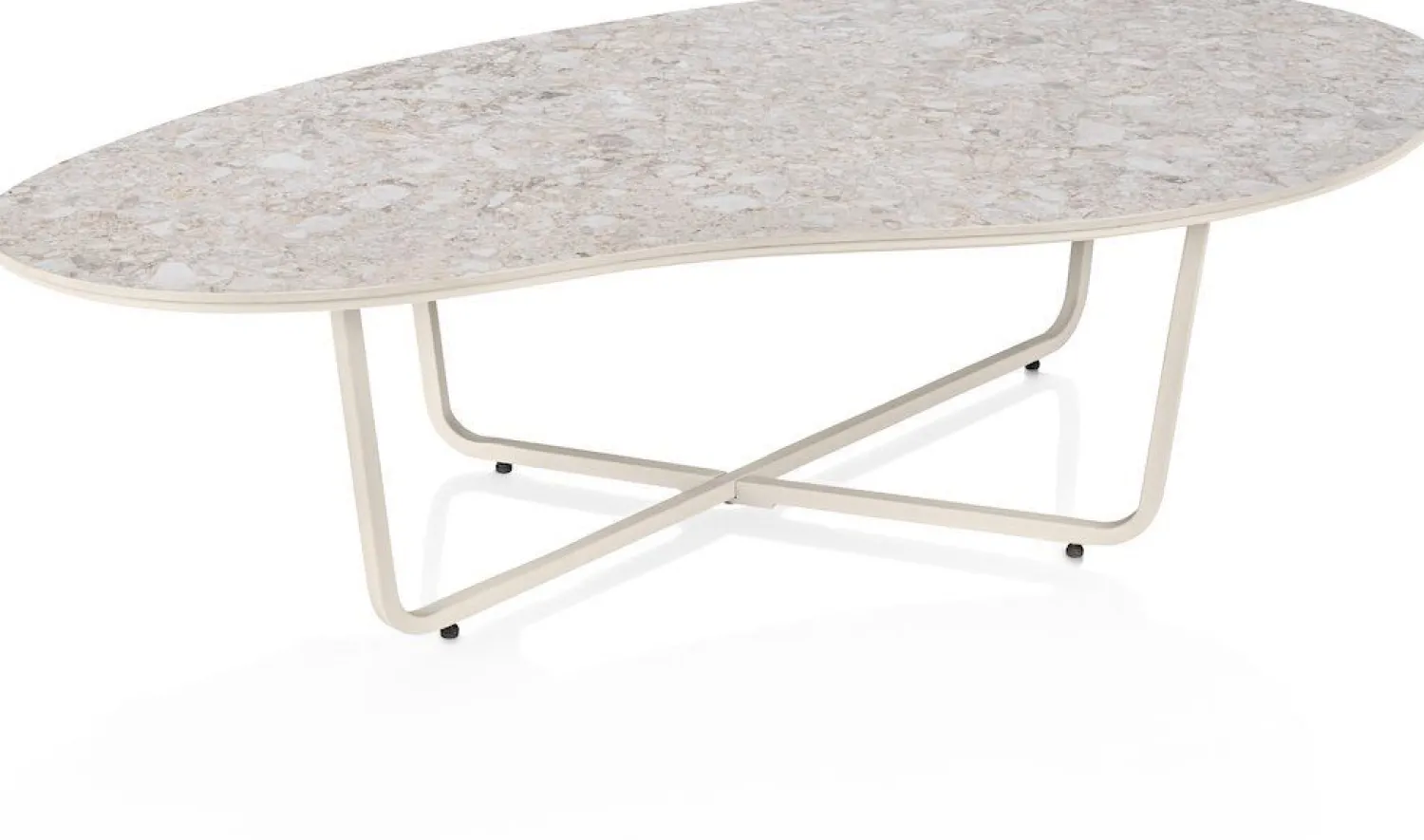 Organische Salontafels-XOOON Rota Salontafel Terrazzo
