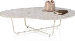 Organische Salontafels-XOOON Rota Salontafel Terrazzo