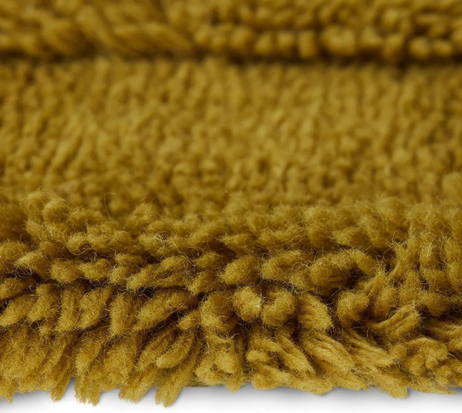 Vloerkleden|Wollen Vloerkleden-HKLIVING Round Woolen Rug Seaweed Vloerkleed Green