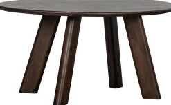 Houten Eettafels|Organische Eettafels-WOOOD Roundly Eettafel Walnut