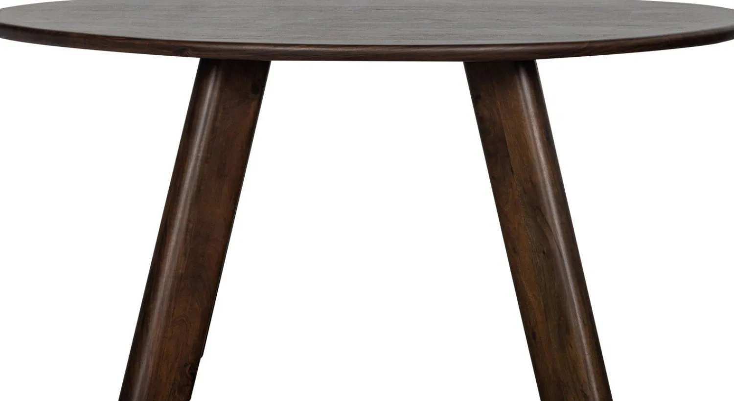 Houten Eettafels|Organische Eettafels-WOOOD Roundly Eettafel Walnut