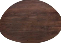 Houten Eettafels|Organische Eettafels-WOOOD Roundly Eettafel Walnut