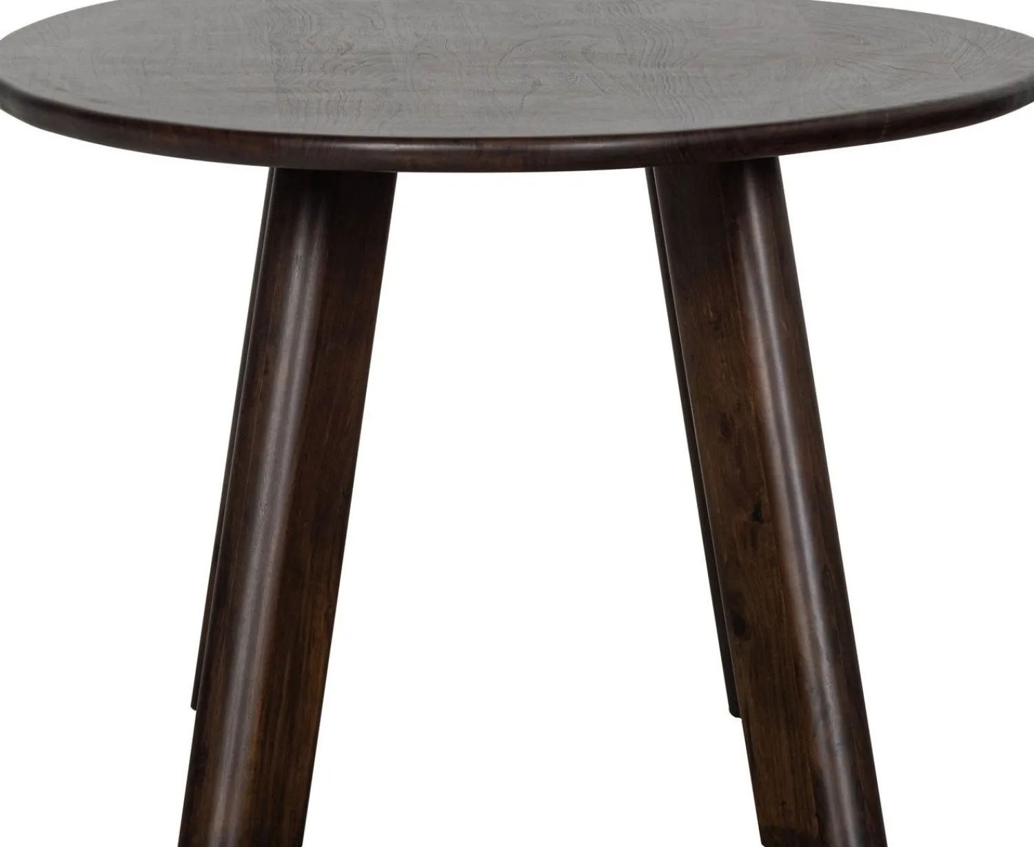 Houten Eettafels|Organische Eettafels-WOOOD Roundly Eettafel Walnut