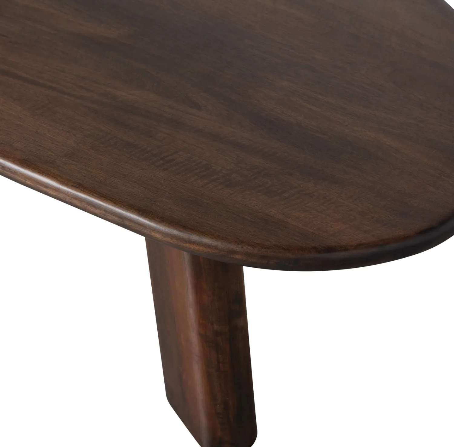 Organische Salontafels|Houten Salontafels-WOOOD Roundly Salontafel Walnut