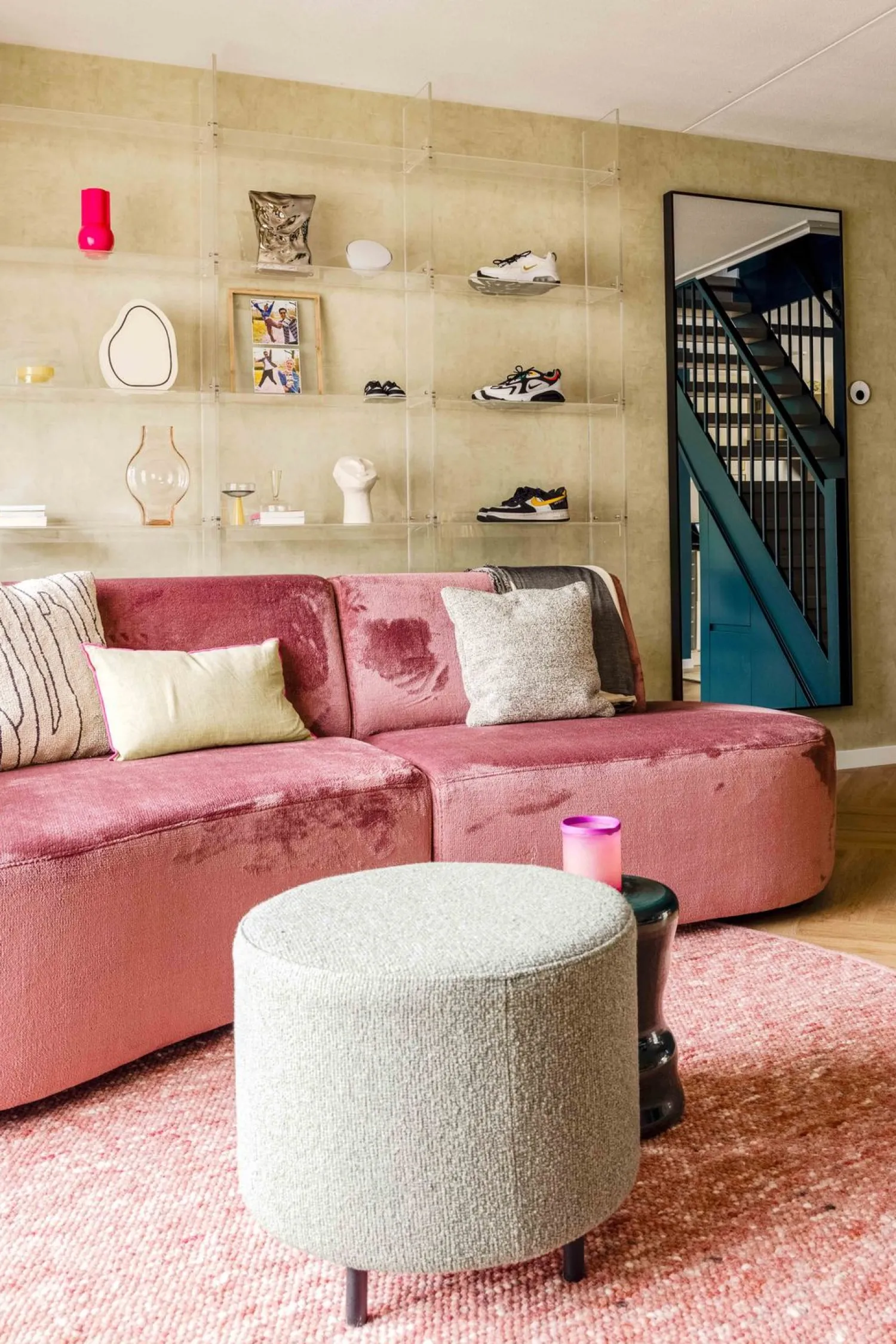 Hockers|Poefs-Montèl Rounds Hocker Silver