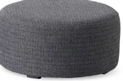 Hockers|Poefs-Montèl Rounds Laag Hocker Silver