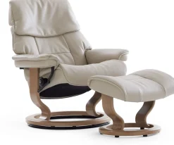 Relaxfauteuils-Stressless Ruby Relaxfauteuil + Hocker Jade Caramel