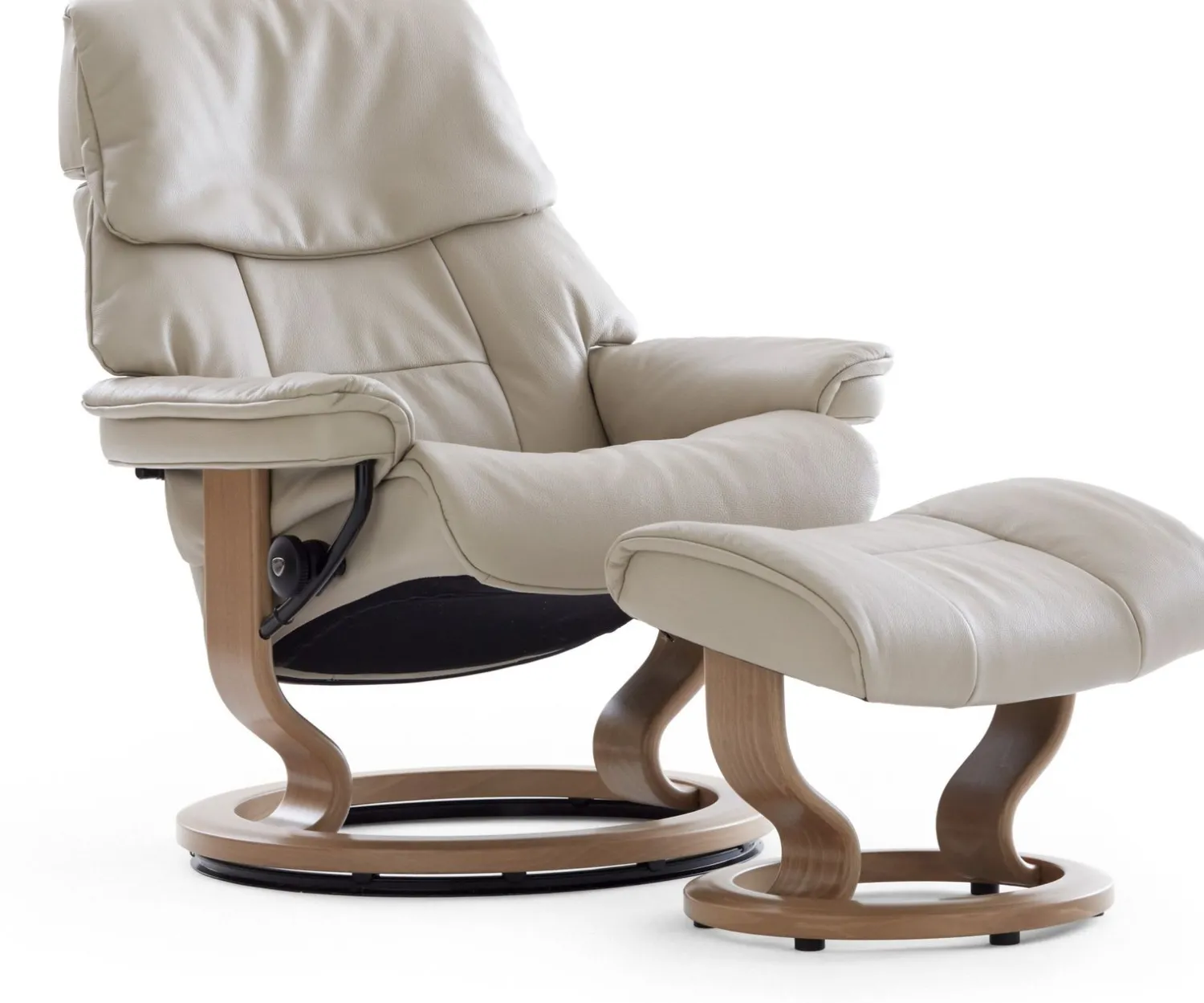 Relaxfauteuils-Stressless Ruby Relaxfauteuil + Hocker Jade Caramel