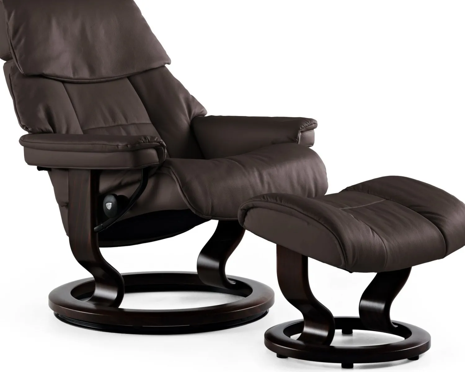 Relaxfauteuils-Stressless Ruby Relaxfauteuil + Hocker Jade Caramel