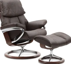 Relaxfauteuils-Stressless Ruby Relaxfauteuil + Hocker Jade Caramel