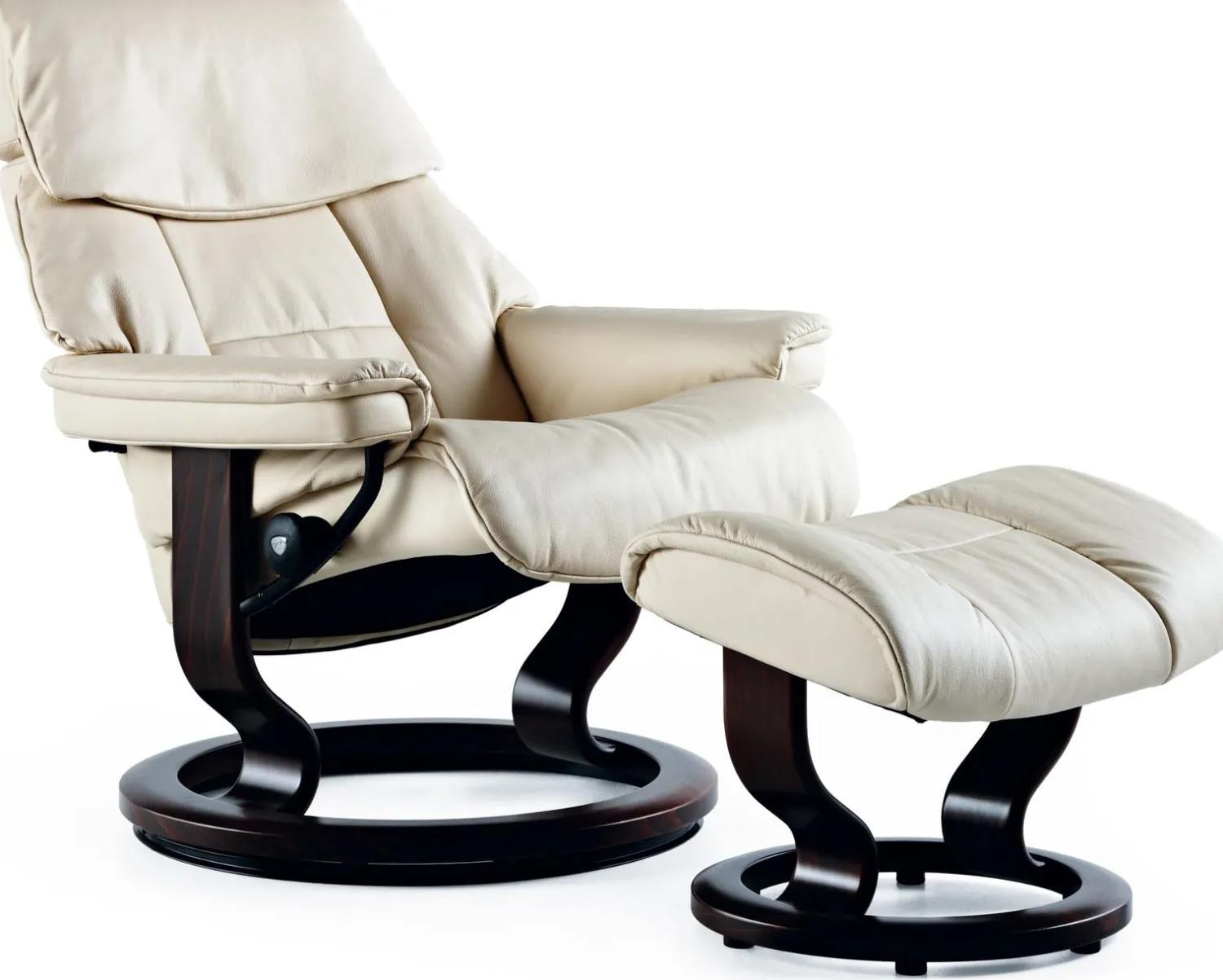 Relaxfauteuils-Stressless Ruby Relaxfauteuil + Hocker Jade Caramel