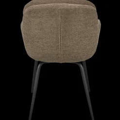 Eetkamerstoelen Met Armleuning-WOOOD Runa Eetkamerstoel Dark Sand