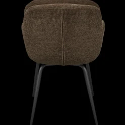 Eetkamerstoelen Met Armleuning-WOOOD Runa Eetkamerstoel Warm Brown