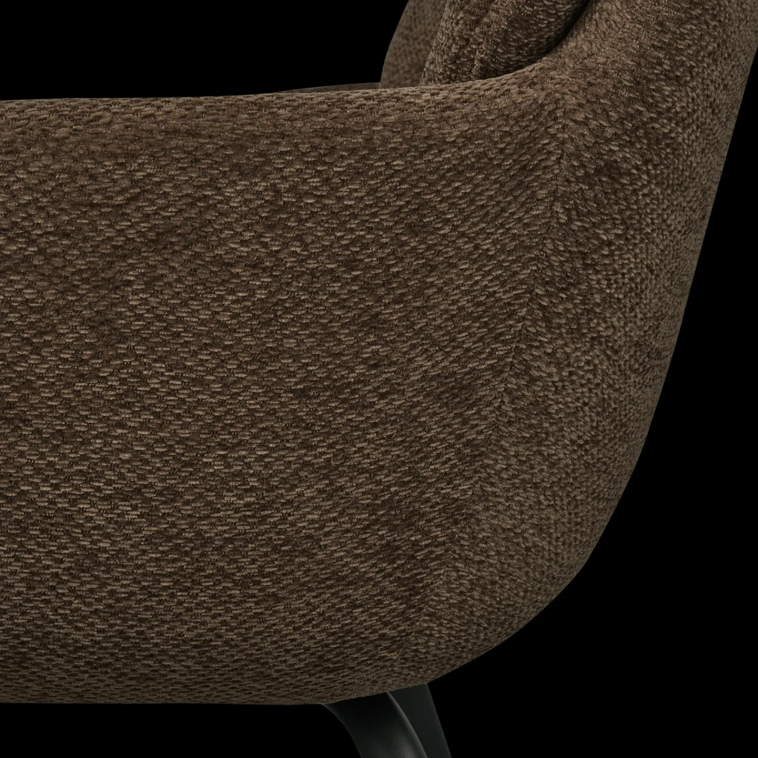 Eetkamerstoelen Met Armleuning-WOOOD Runa Eetkamerstoel Warm Brown