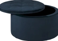 Poefjes & Krukjes-Trendhopper Runa Poef Navy Blue