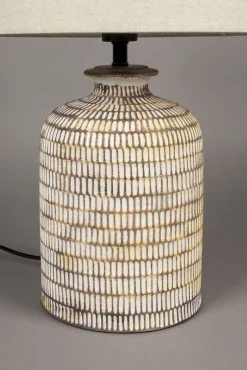 Tafellampen|Tafellampen-Dutchbone Russel Tafellamp Beige