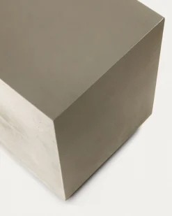 Tuintafels-Kave Home Rustella Bijzettafel Grijs