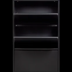 Opbergkasten|Opbergkasten-WOOOD Sabine Schoenenkast Black