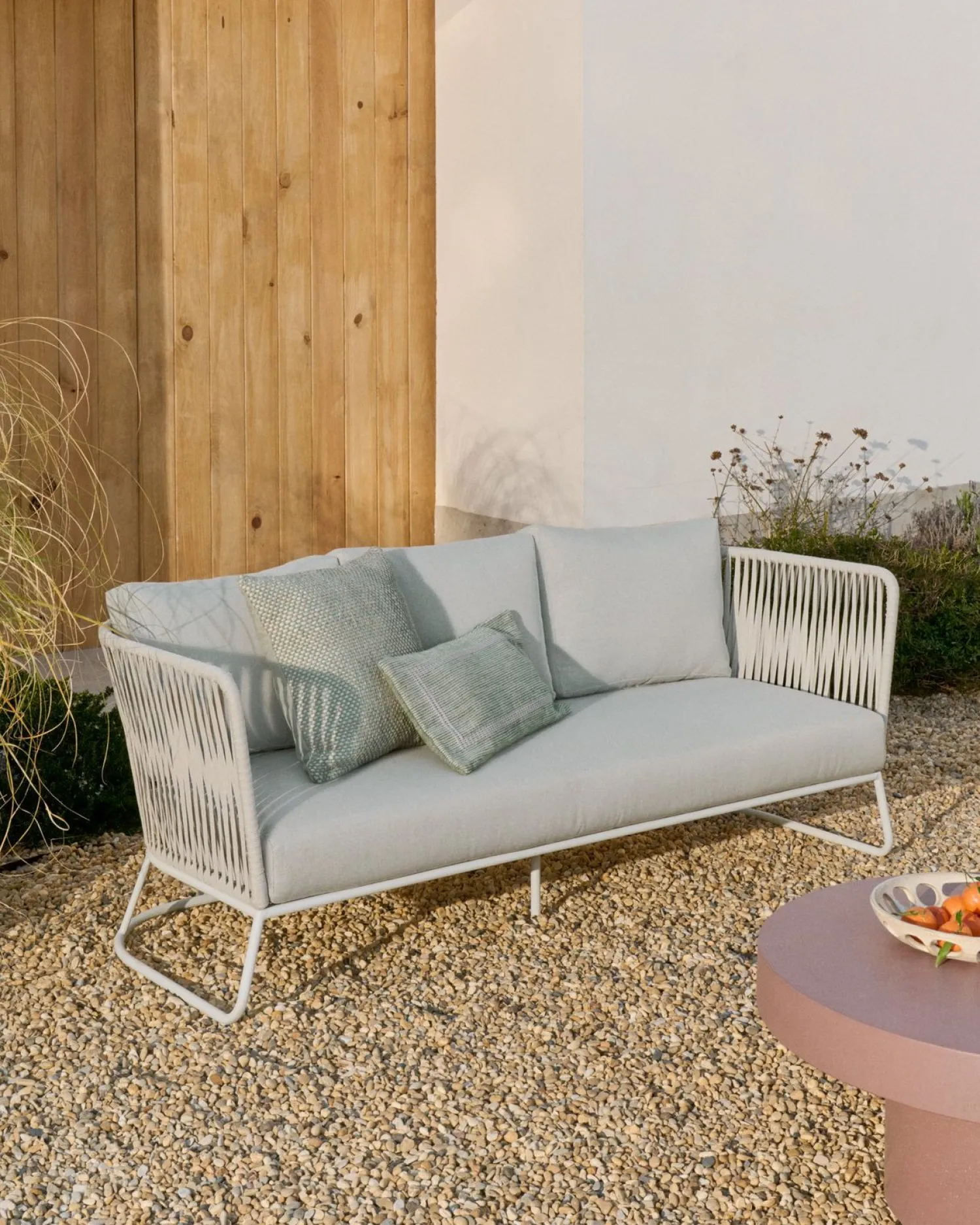 Tuinbanken-Kave Home Saconca Tuinbank Grijs