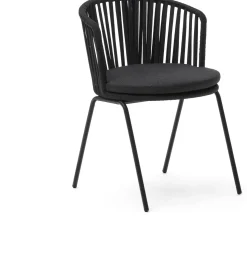 Tuinstoelen-Kave Home Saconca Tuinstoel Zwart
