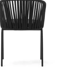 Tuinstoelen-Kave Home Saconca Tuinstoel Zwart