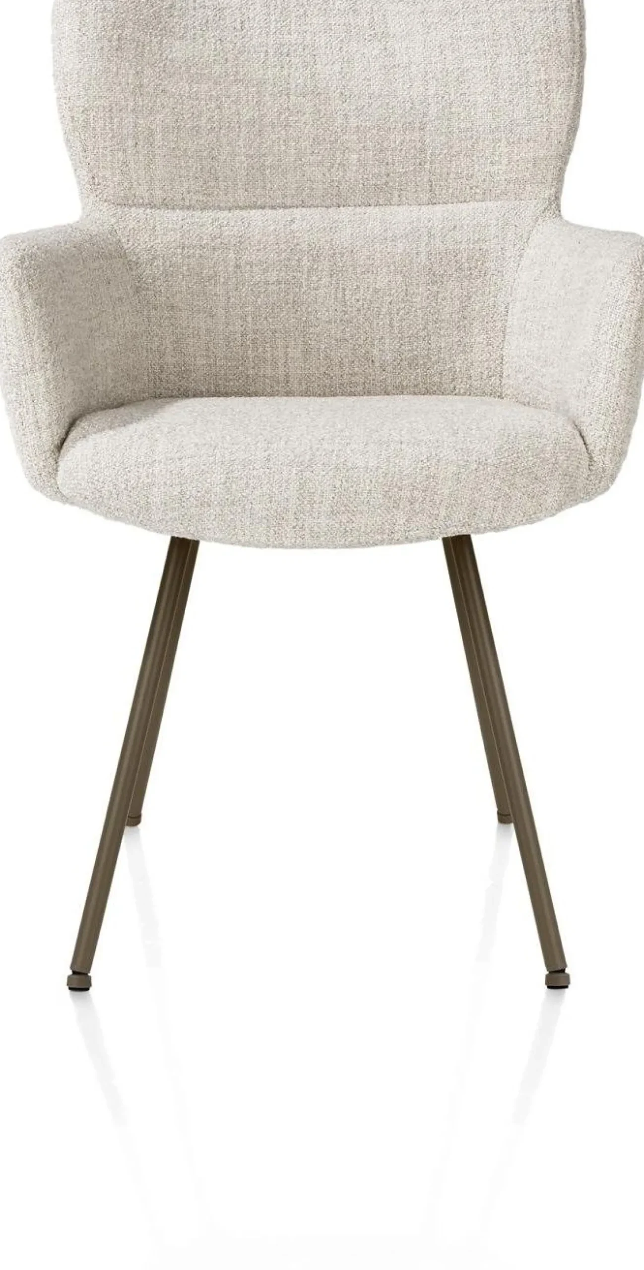 Eetkamerstoelen Met Armleuning-XOOON Sage Eetkamerstoel Cream