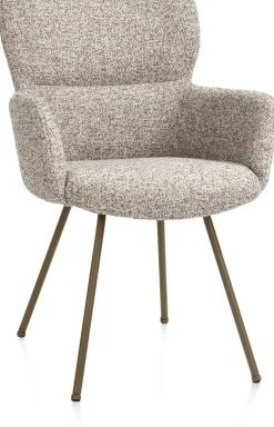 Eetkamerstoelen Met Armleuning-XOOON Sage Eetkamerstoel Koper