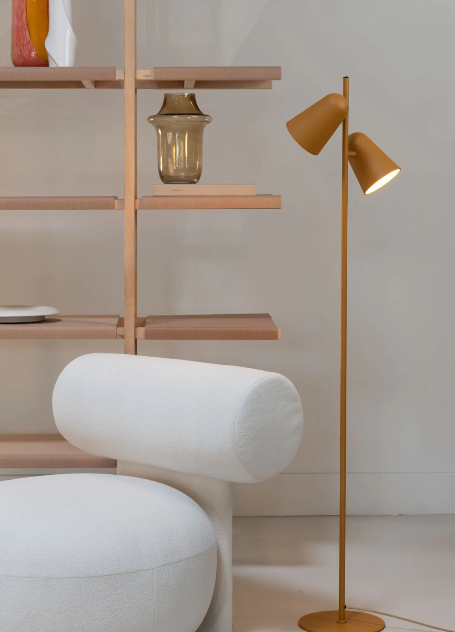 Moderne Vloerlampen|Vloerlampen-It's about RoMi Salamanca Vloerlamp Musterd