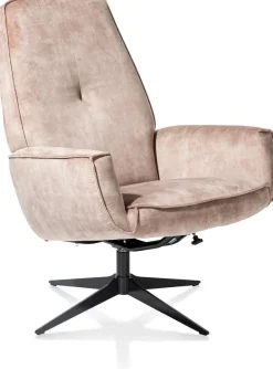 Relaxfauteuils-Henders en Hazel Salerno Relaxfauteuil Camel