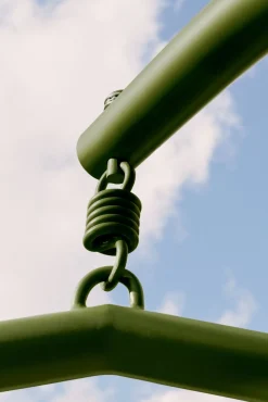 Tuinstoelen-Kave Home Saliga Outdoor Hangstoel Groen