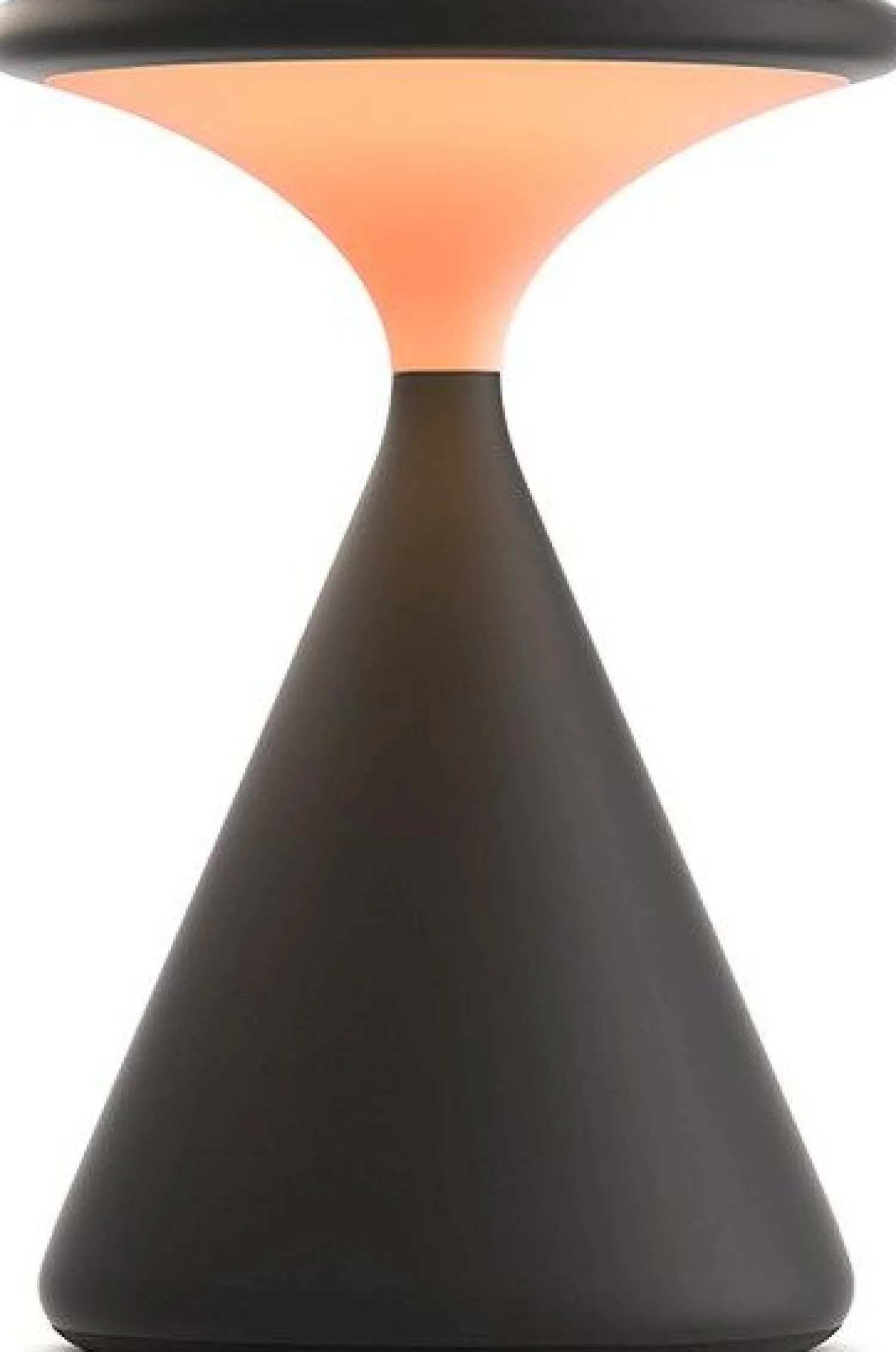 Snoerloze Tafellampen|Tafellampen-GRAU Salt Tafellamp Black