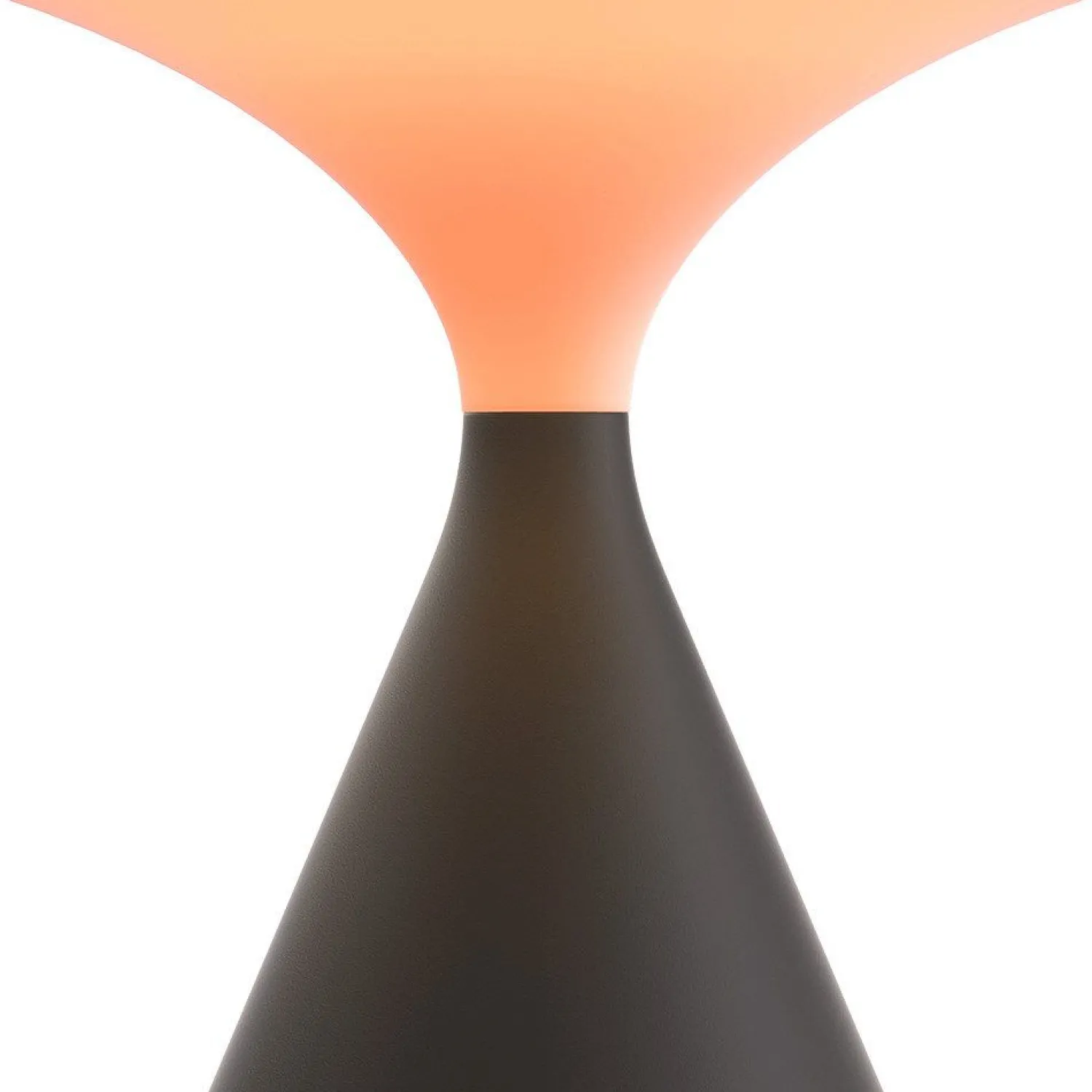 Snoerloze Tafellampen|Tafellampen-GRAU Salt Tafellamp Black