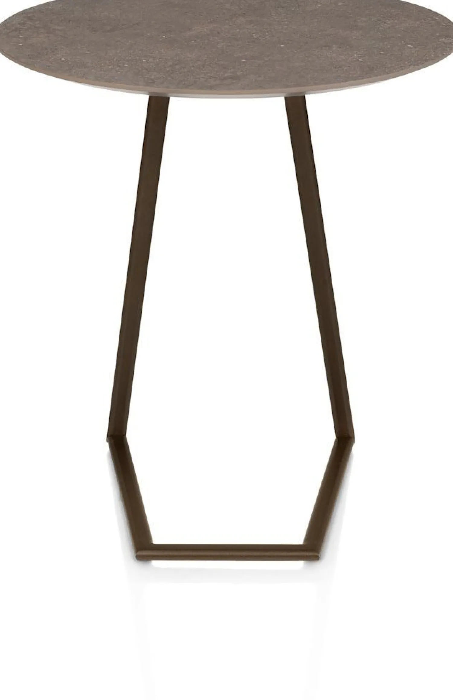 Industriële Bijzettafels-XOOON Salutina Laptoptafel Steelbrown