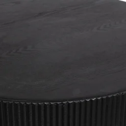 Ronde Bijzettafels-WOOOD Sanne Bijzettafel Black