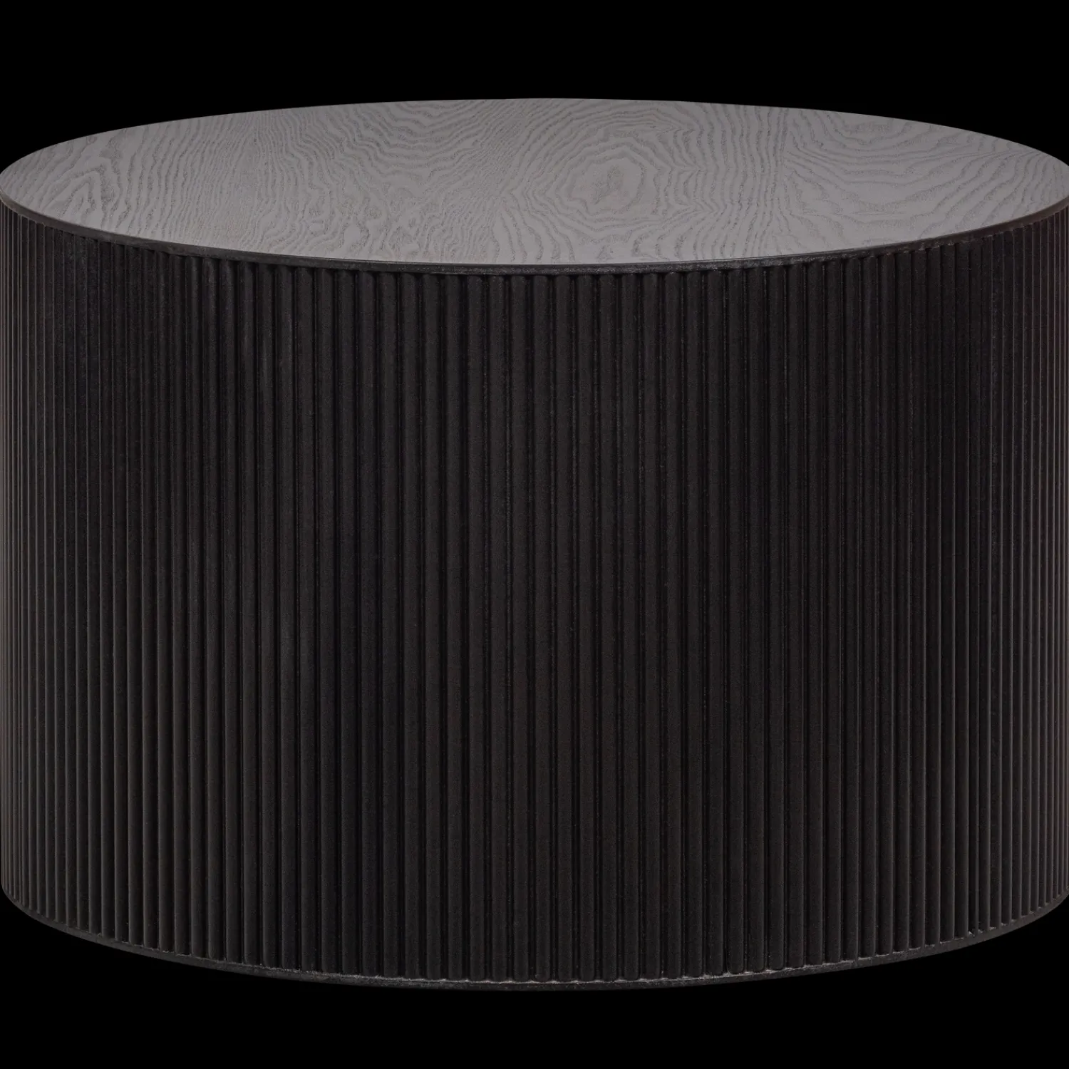 Ronde Bijzettafels-WOOOD Sanne Bijzettafel Black